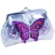 3D Butterfly Silver Coin Purse