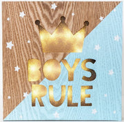 Boys Rule Light Box