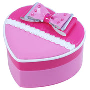 Bow Beautiful Heart Shaped Jewellery Box