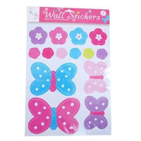 Flowers & Butterflies Wall Stickers