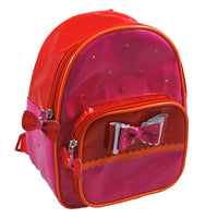 Bow Beautiful Red Mini Backpack