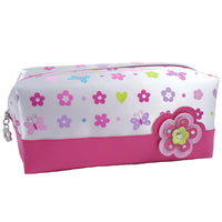 Flower Power White Pencil Case