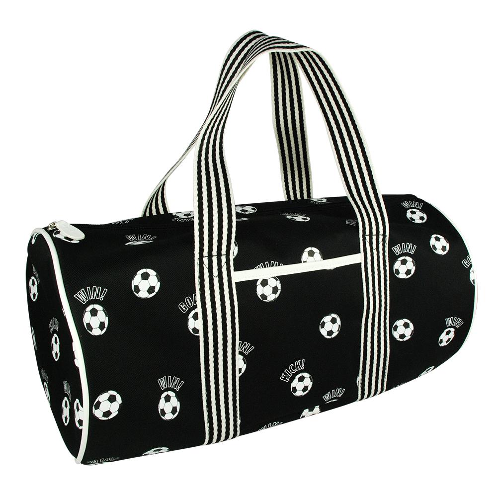 Soccer Club Black Overnight Bag