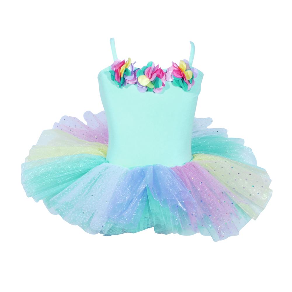 Ballerina Bouquet Aqua Tutu Dress