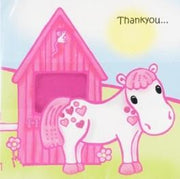 Pony Thank You Cards
