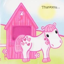 Pony Thank You Cards