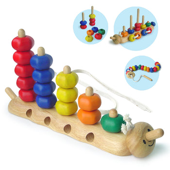 Sort and Lace Caterpillar