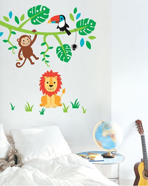 Jungle Friends Wall Stickers
